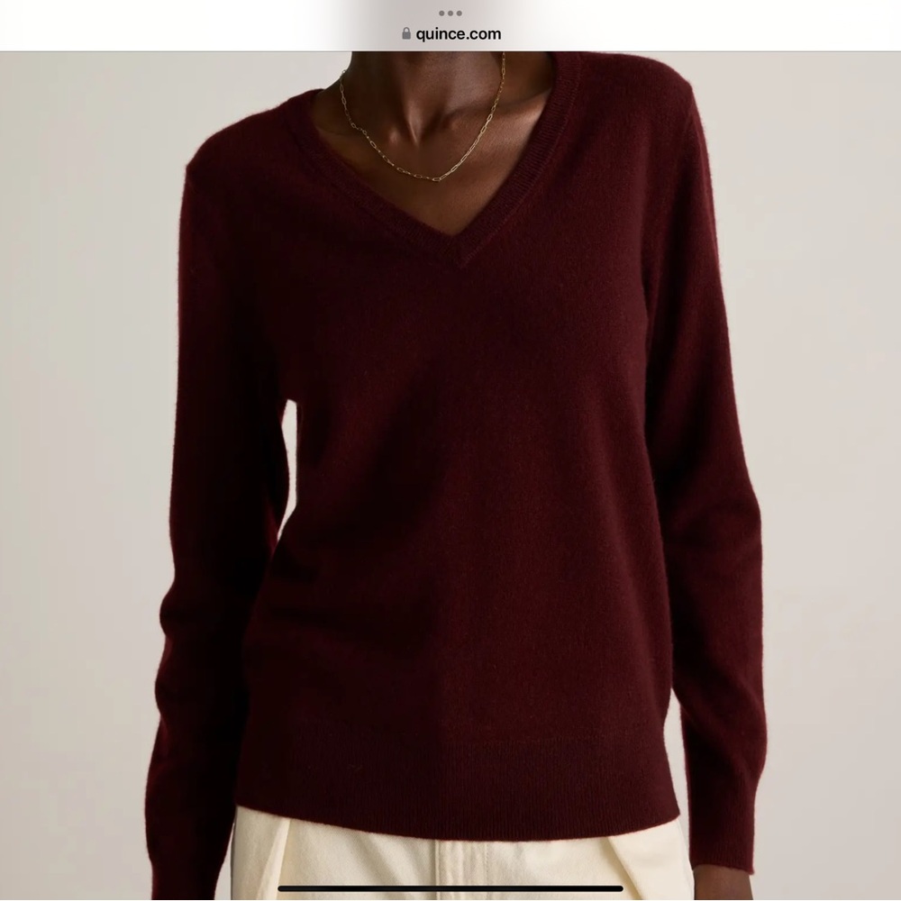 QUINCE Mongolian Cashmere Crewneck Sweater Size L